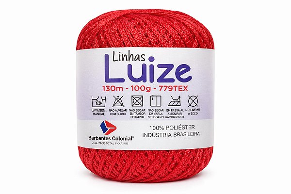 Linha Luize Polipropileno 130m - Vermelho