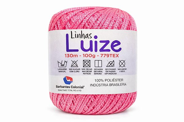 Linha Luize Polipropileno 130m - Rosa Neon
