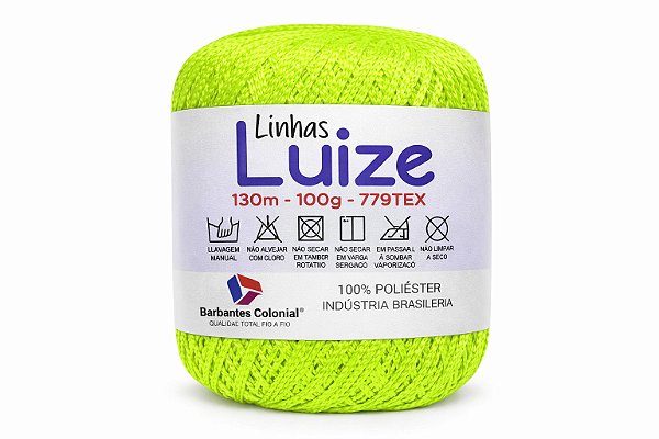 Linha Luize Polipropileno 130m - Verde Neon