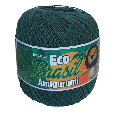 Linha Amigurumi EcoBrasil Soberano Verde Musgo 150g
