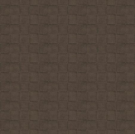 Papel de Parede Vip1063 Quadriculado Bronze - Rolo Fechado de 53cm x 10m