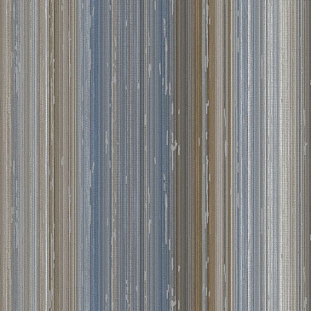 Papel de Parede Vip1048 listras Cinza/Azul - Rolo Fechado de 53cm x 10M