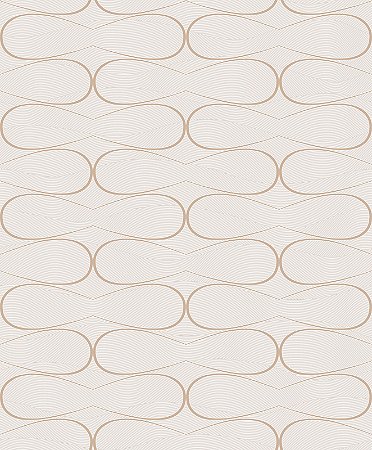 Papel de Parede Essencial Ess1029 Geometrico Cinza/ Bronze - 53cm x 10M