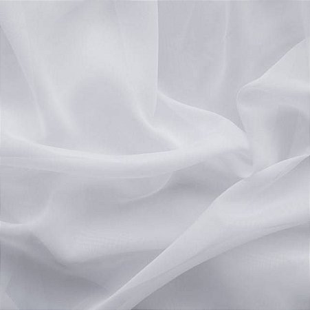Tecido Voil Liso Branco para cortinas 3,00m Decorações de Festas