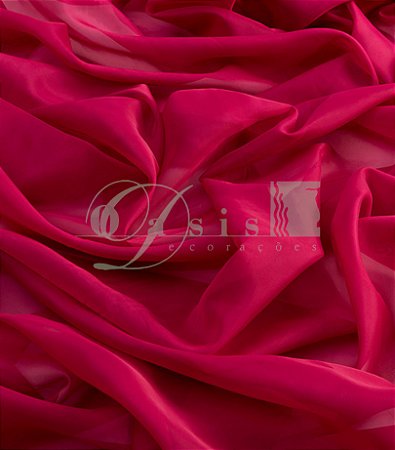 Tecido Voil Liso Pink para cortinas 3,00m Decorações de Festas