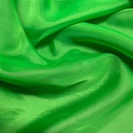 Tecido Voil Liso Verde para cortinas 3,00m Decorações de Festas