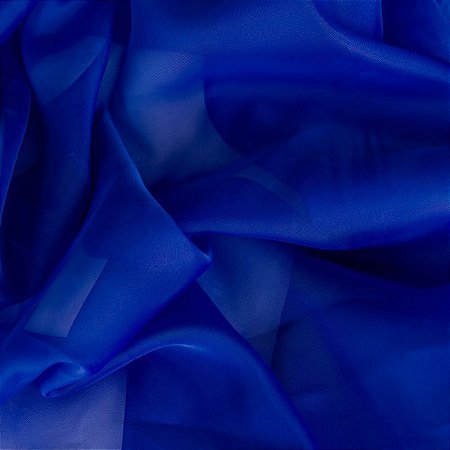 Tecido Voil Liso Azul Royal para cortinas 3,00m Decorações de Festas