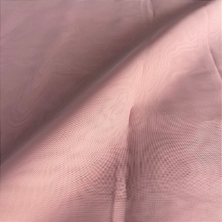 Tecido Voil Liso Rosa Nude 3,00m Cortinas Decoração