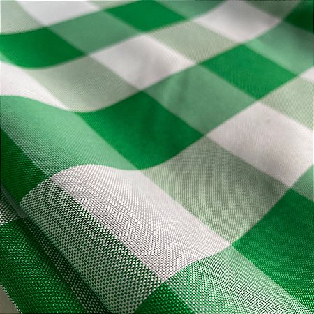 Papel de parede xadrez verde - Cortinas e Decor