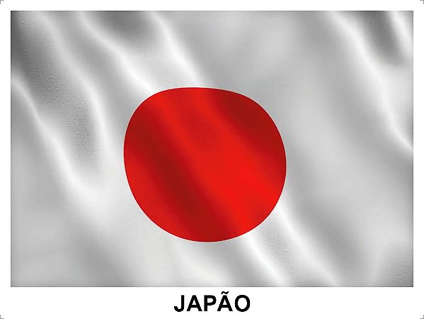 Bandeira do Japão de Cetim 1,47x0,91m Copa do Mundo