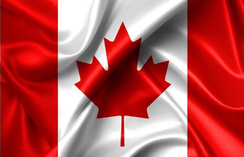 Bandeira Canadá tecido Cetim 1,47x0,91 Copa do Mundo