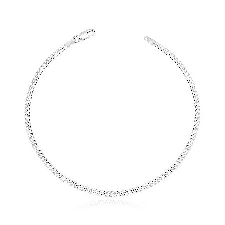 Pulseira De Prata Masculina Grumet