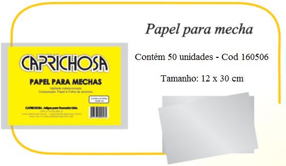 PAPEL MECHA 12X30 50 FOLHAS Cod 160506