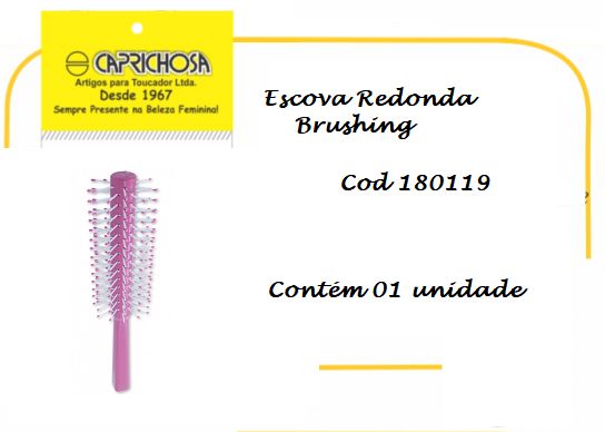 Escova Redonda Brushing 180119