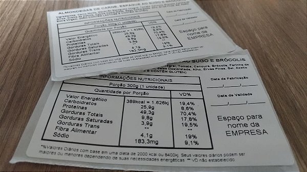 valores empresa alimentos