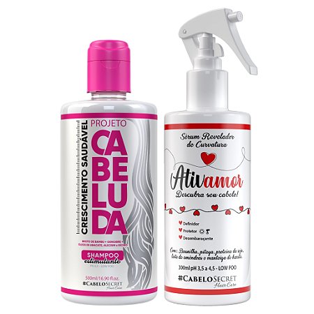Shampoo Projeto Cabeluda + AtivAMOR
