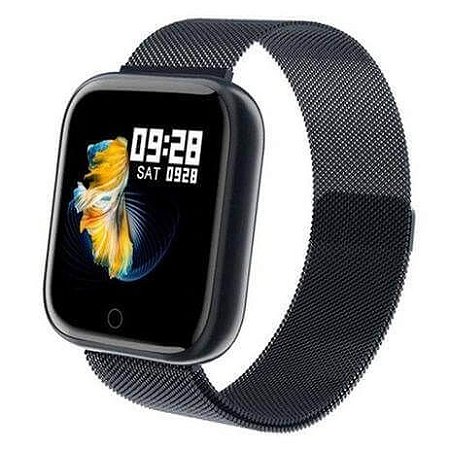 smartwatch com duas pulseiras