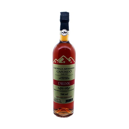 Cachaça Artesanal Sabor Drink Sul De Minas 700ml Cachaçaria Cafundó Carvalhos-MG