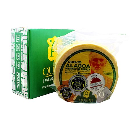 Queijo Artesanal Tipo Parmesão D'Alagoa-MG Premiado na França Peça Pequena (Aproximadamente 1Kg)