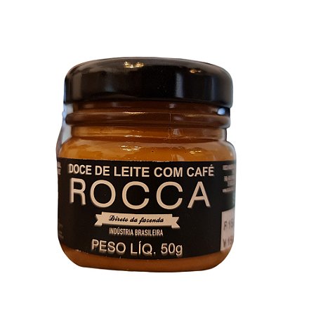 Mini Doce De Leite Com Café Tradicional Rocca 50g com Açúcar