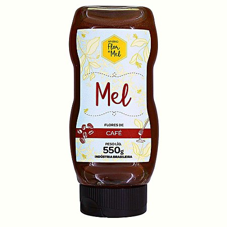Mel Flores de Café 550g 100% Puro Sem Glúten e Sem Lactose Premium Apiário Flor de Mel