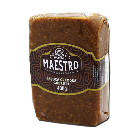 Paçoca Cremoso Gourmet Tablete 400g Maestro