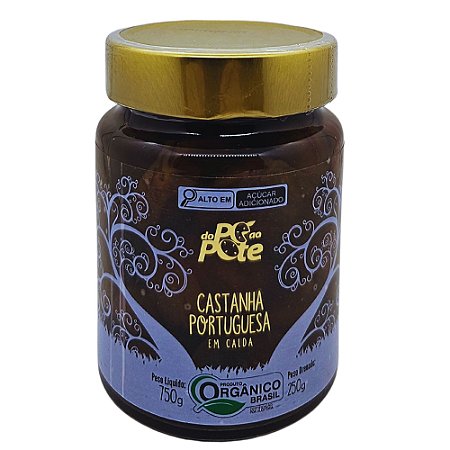 Castanha Portuguesa em Calda Do Pé Ao Pote 250g