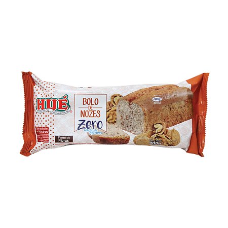 Bolo de Nozes Hué Zero(Sem Adição de Açúcares) - 200g