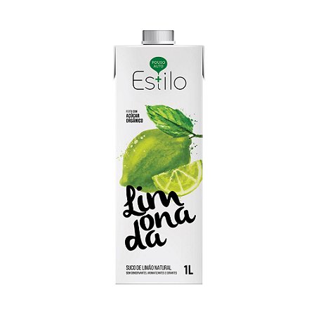 Limonada + Estilo 1 Litro - Suco Natural Adoçado Com Açúcar Orgânico