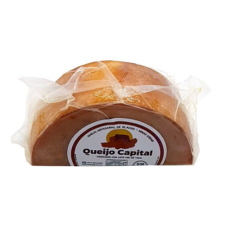 Queijo Capital Artesanal Defumado - Alagoa-MG Meia Peça Aprox. 500g*