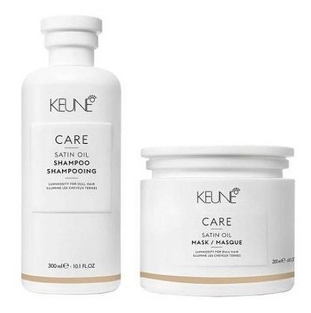 Keune Shampoo 300ml + Máscara 200ml Satin Oil