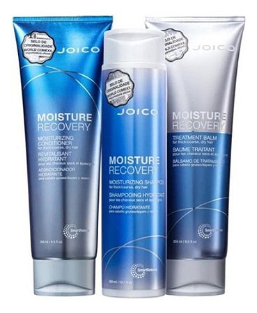 Joico Shampoo + Condicionador + Máscara Moisture Recovery