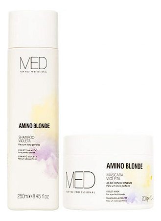 Med For You  Shampoo + Máscara Amino Blonde