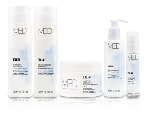 Med For You Sh + Cond + Más + Leave-in + Shine Gloss Equal