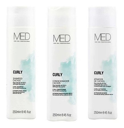 Med For You Shampoo + Cond + Leave-in Curly 250ml