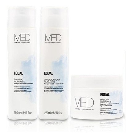 Med For You Shampoo + Condicionador + Máscara  Equal