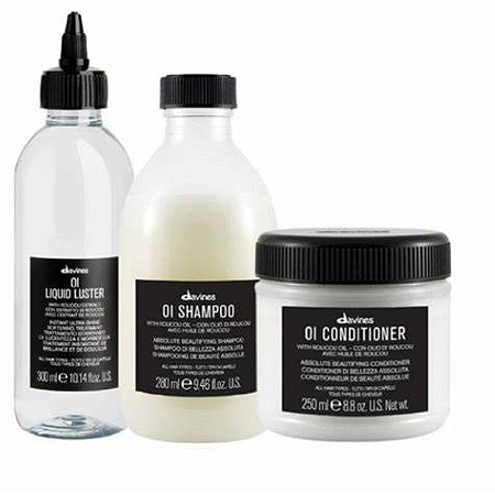 Davines Oi Shampoo + Oi Condicionador + Oi Liquid Luster