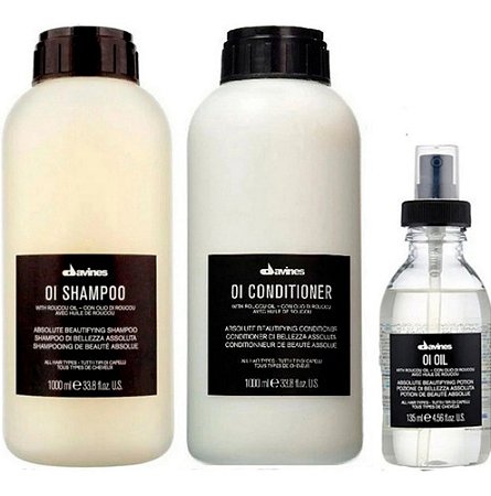 Davines Oi Shampoo + Oi Condicionador + Oi Oil 135ml