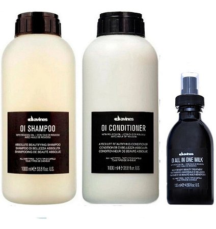 Davines Oi Shampoo + Oi Condicionador + One Milk 135ml
