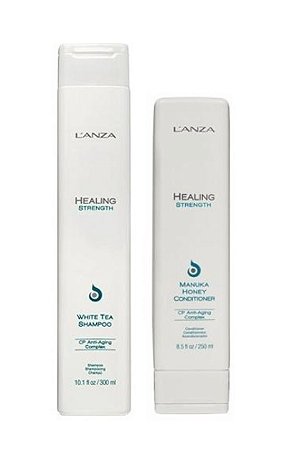 Lanza Shampoo Strength White Tea  + Cond Manuka Honey