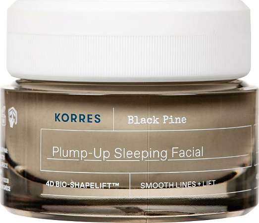Korres Creme Facial Noturno Plump-Up Black Pine 40ml