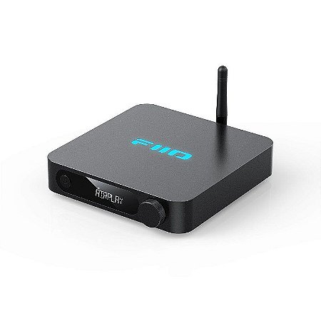 Teceptor Streaming Fiio SR11 Bluetooth Optico e Coaxial Airplay Preto