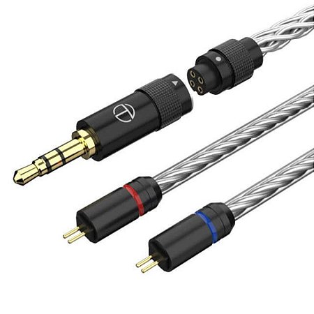 Cabo para Fone de Ouvido TRN TN Plug 3,5mm (p2)  para 0,75