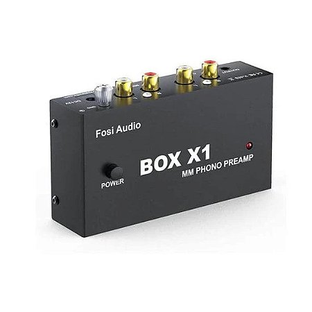 Pré Amplificador Phono Toca Disco Fosi Box X1 - Cápsula MM