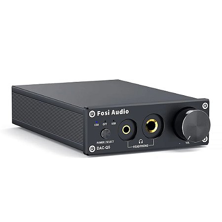 Amplificador / DAC de Fone de Ouvido Fosi Q5