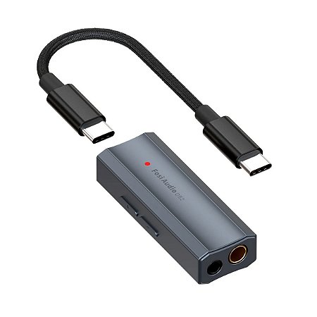 Amplificador / DAC de Fone de Ouvido Fosi DS2 Usb C