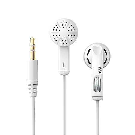 Fone de Ouvido Fiio JF11 Branco JadeAudio Dinâmico Earbud