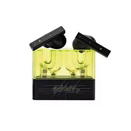 Fone de Ouvido Moondrop Space Travel 2 Preto Bluetooth com Cancelamento de Ruído, Driver 13 mm e Som Hi-Fi