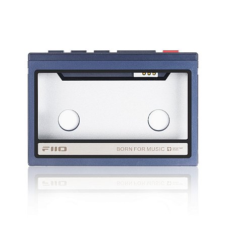 Case FiiO SK-M21C Capa Protetora Azul Estilo Cassete para Player FiiO M21 Design Retrô Proteção e Encaixe Preciso