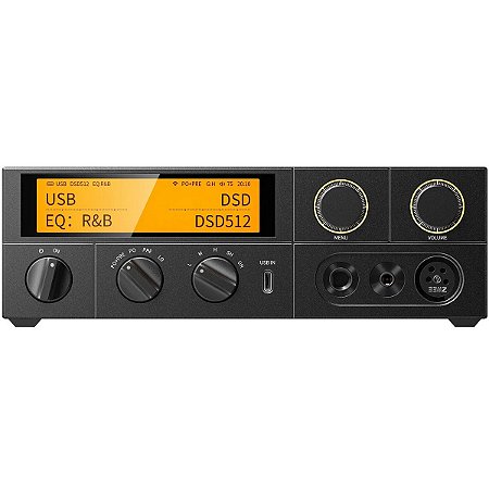 Amplificador / DAC de Fone de Ouvido Fiio K17 Preto, Bluetooth, Streaming